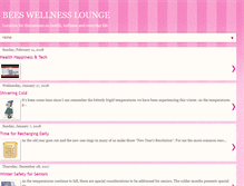 Tablet Screenshot of beeswellnesslounge.com